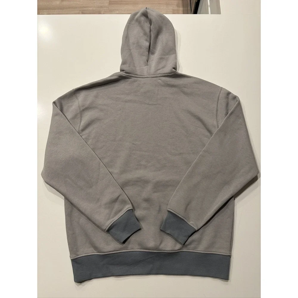 Jordan Brooklyn Fleece Jumpman Logo Pullover Hoodie Mens Grey Large HV5096-062